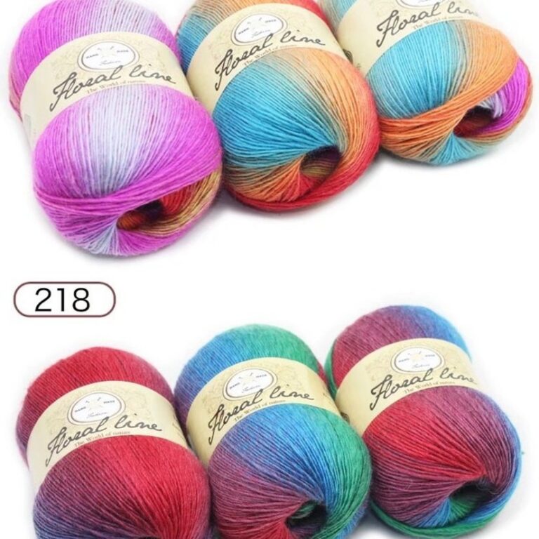 Fancy Yarn Rainbow Yarn 100g
