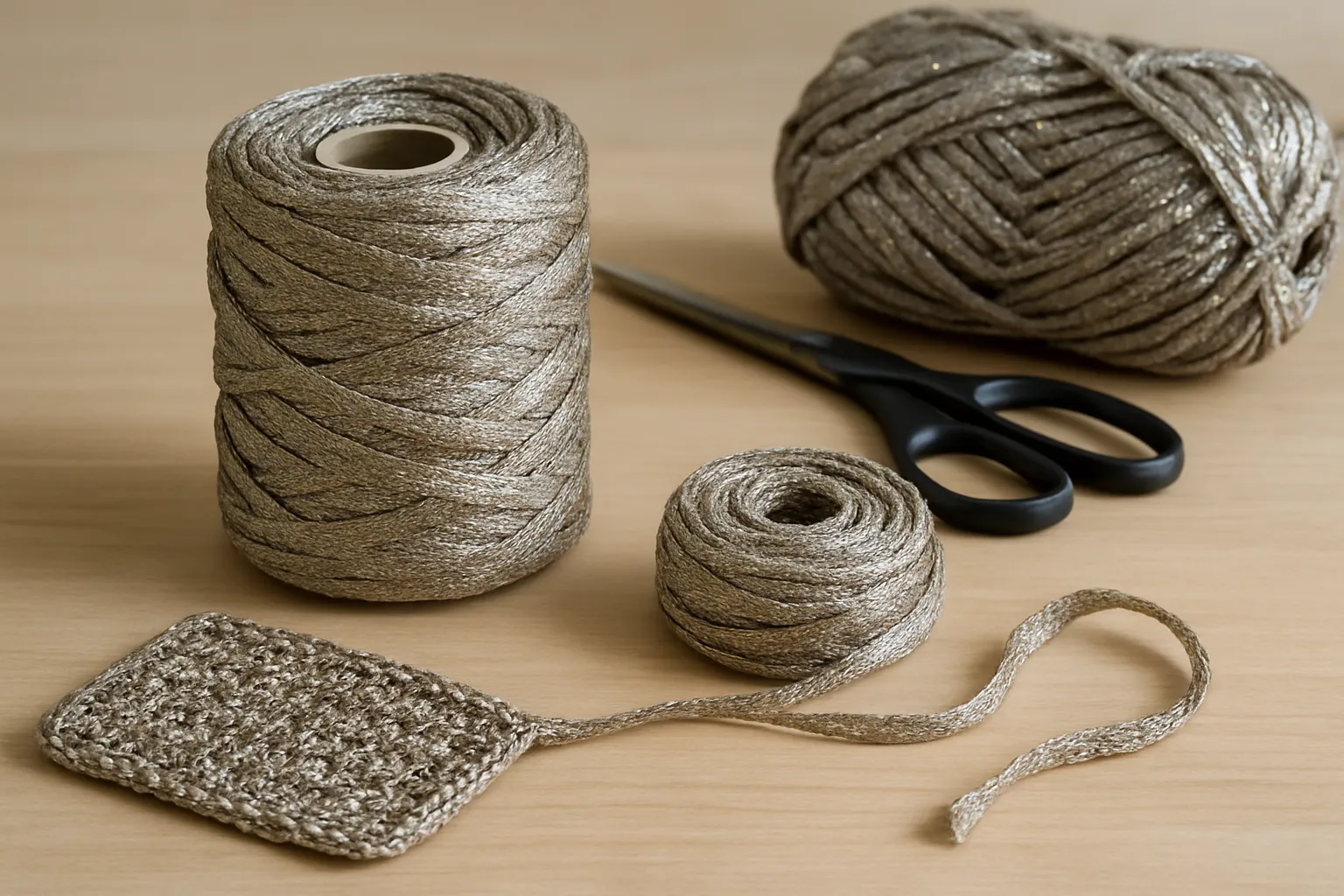Metallic Fabric Strip Yarn: Innovative Uses for Crafting Professionals